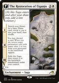 The Restoration of Eiganjo (Extended Art) (NEO-442) - Kamigawa: Neon Dynasty: (Extended Art, fandfc, enchantment) Foil