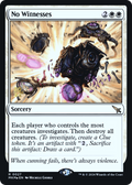 No Witnesses (PRE-027) - Murders at Karlov Manor Promos Foil