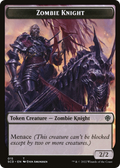 Zombie Knight (TSCD-015) - Starter Commander Deck Tokens Foil