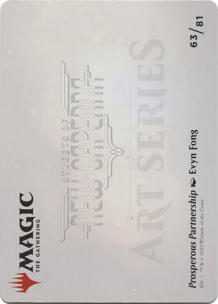 Prosperous Partnership // Prosperous Partnership (ASNC-063) - New Capenna Art Series (Borderless) Foil