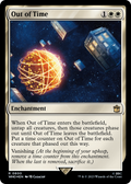 Out of Time (Surge Foil) (WHO-800) - Doctor Who Foil