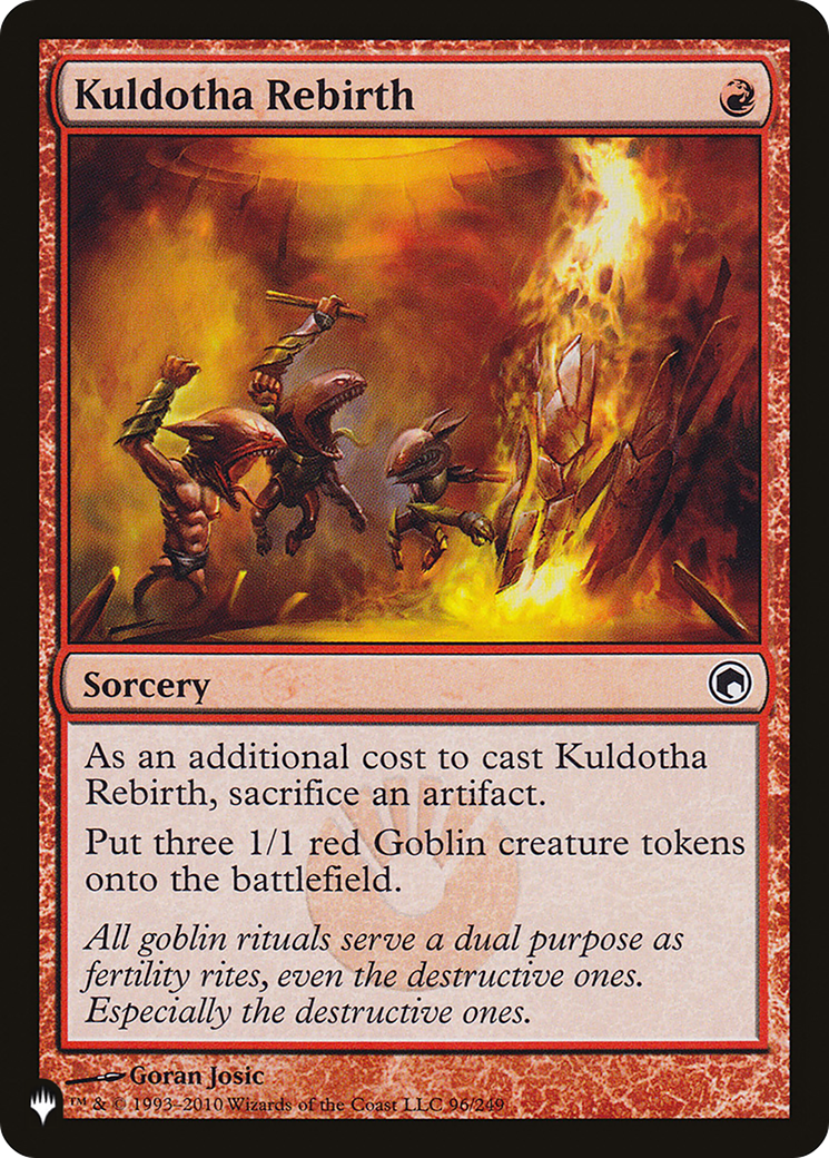 Kuldotha Rebirth (LIST-96/249) - The List