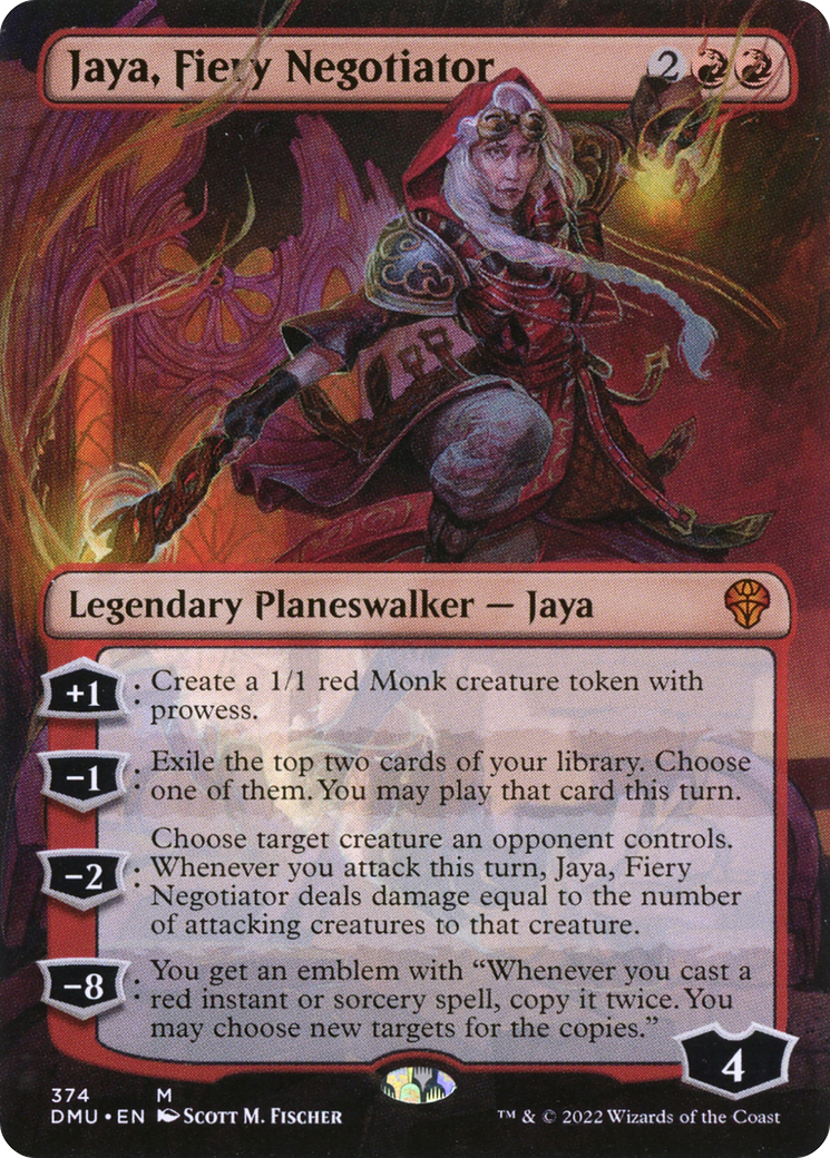 Jaya, Fiery Negotiator (Borderless) (DMU-374) - Dominaria United