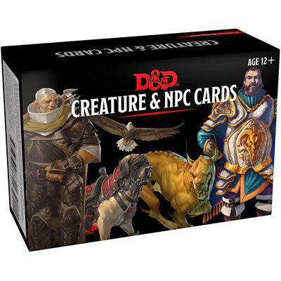 D&D 5e Spellbook Cards Creatures & NPC Cards