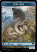 Koma's Coil (TMKC-007) - Murders at Karlov Manor Commander Tokens