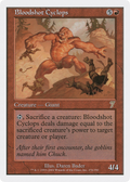 Bloodshot Cyclops (7ED-176) - 7th Edition Foil
