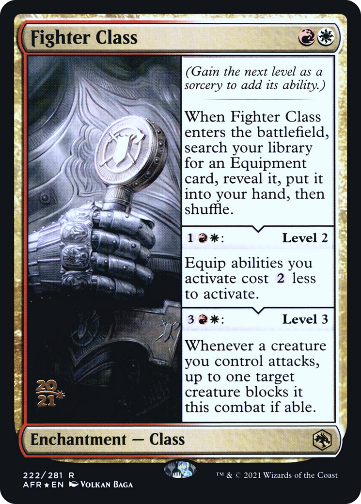 Fighter Class (PRE-222) - Adventures in the Forgotten Realms Promos Foil