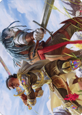 Join Forces // Join Forces (ADMU-009) - Dominaria United Art Series (Borderless) Foil