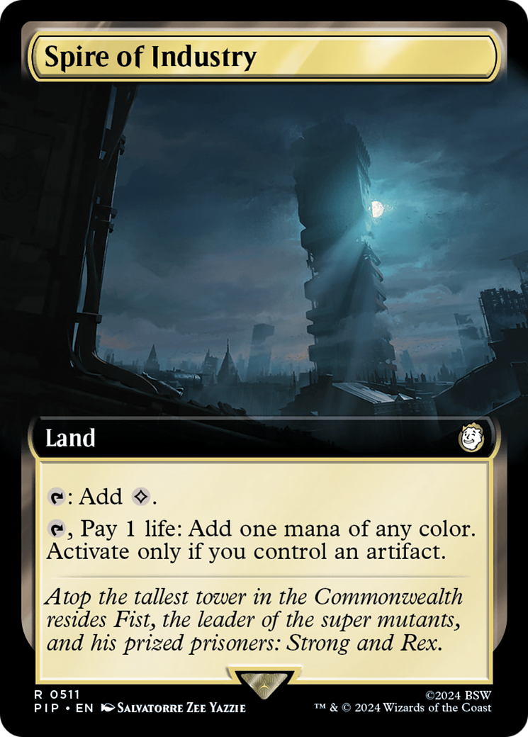Spire of Industry (Extended Art) (PIP-511) - Fallout: (Extended Art) Foil