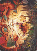 Warleader's Call // Warleader's Call (AMKM-023) - Murders at Karlov Manor Art Series (Borderless) Foil