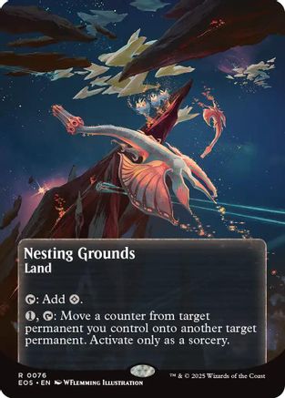 Nesting Grounds (0076) (Borderless) (EOS-076) - Edge of Eternities: Stellar Sights