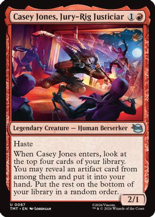 Casey Jones, Jury-Rig Justiciar (TMT-087) - Teenage Mutant Ninja Turtles