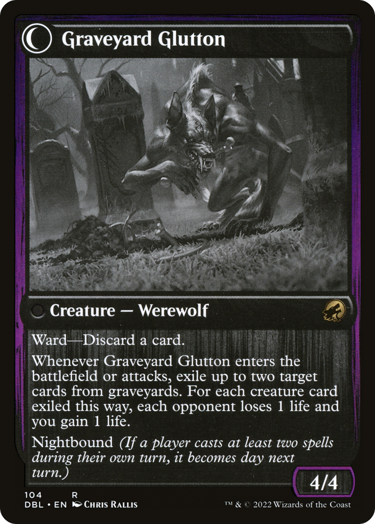 Graveyard Trespasser (DBL-104) - Innistrad: Double Feature: (Double Faced Transform) Foil