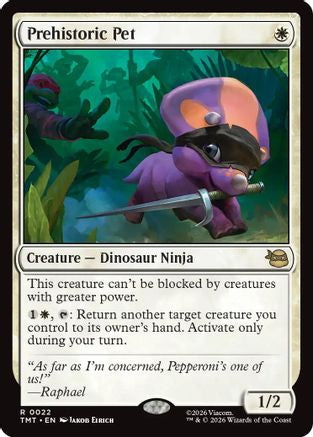 Prehistoric Pet (TMT-022) - Teenage Mutant Ninja Turtles