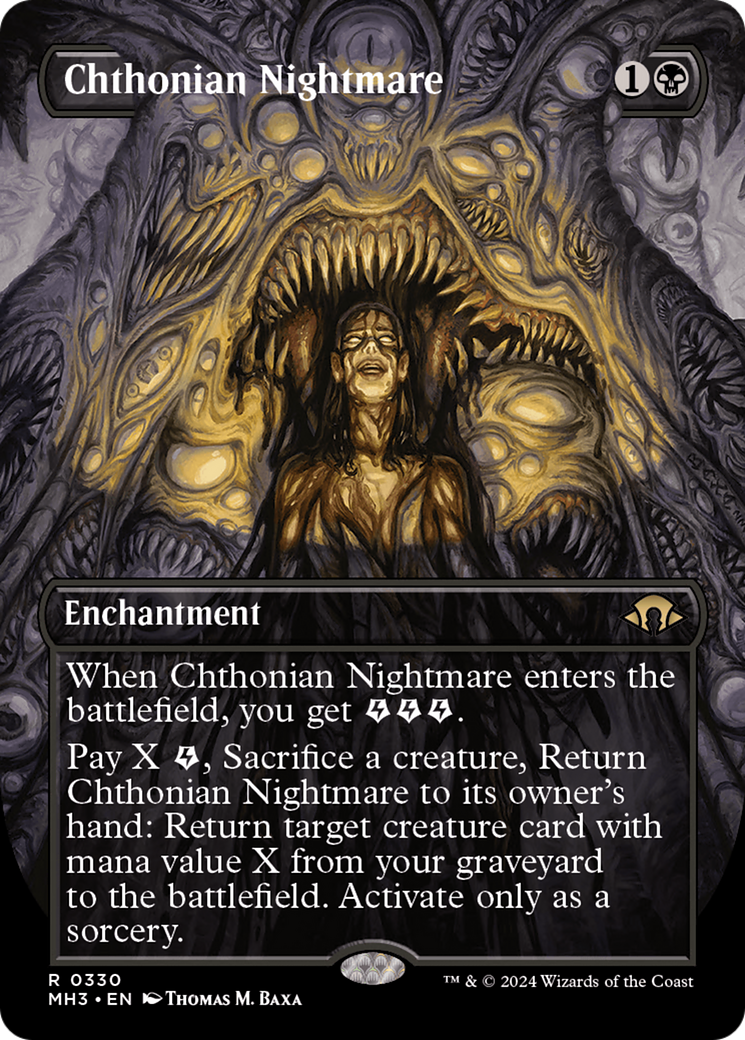 Chthonian Nightmare (Borderless) (MH3-330) - Modern Horizons 3