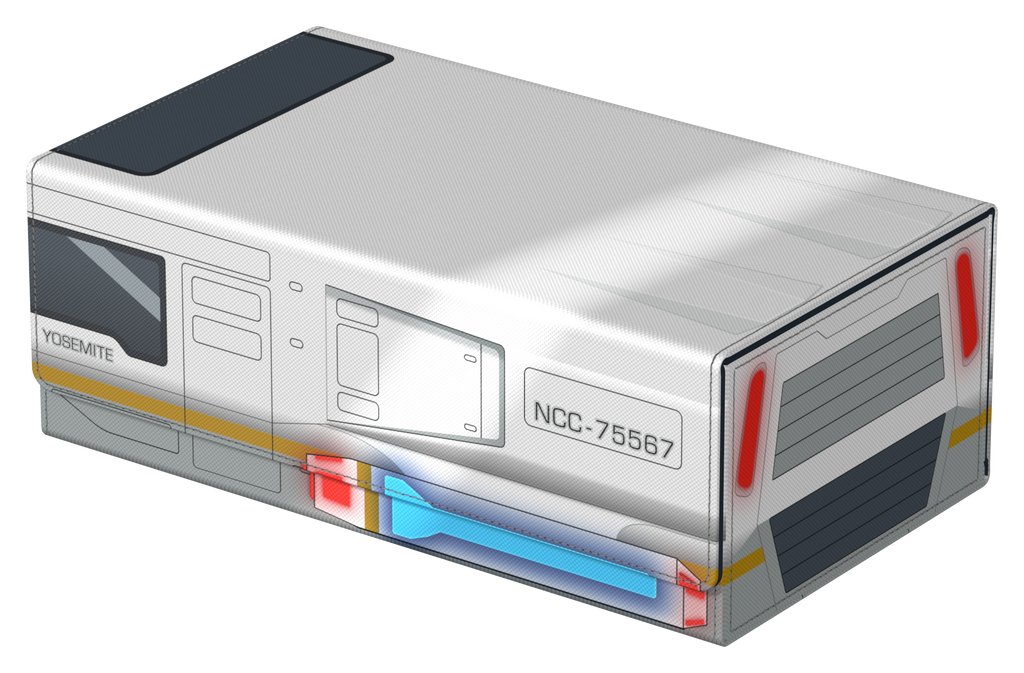 Squaroes: Star Trek Lower Decks Collector's Case Shuttle Yosemite