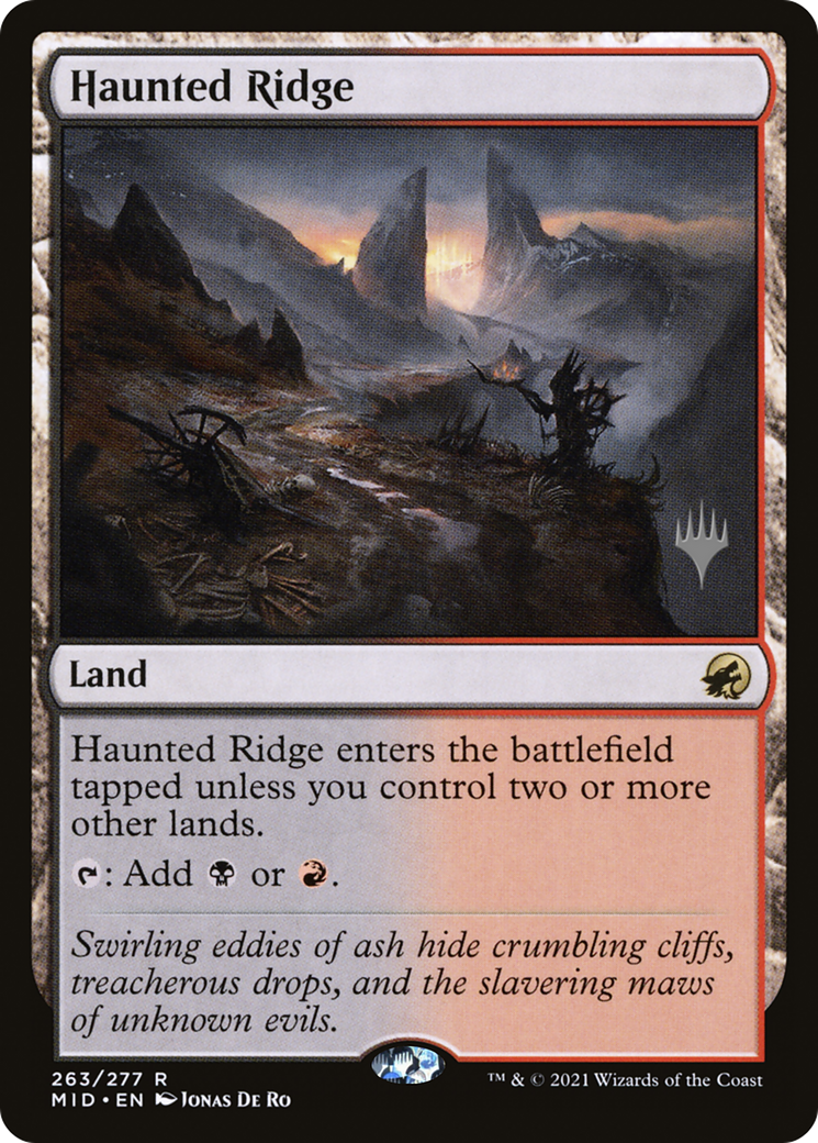 Haunted Ridge (PPMID-263P) - Innistrad: Midnight Hunt Promos