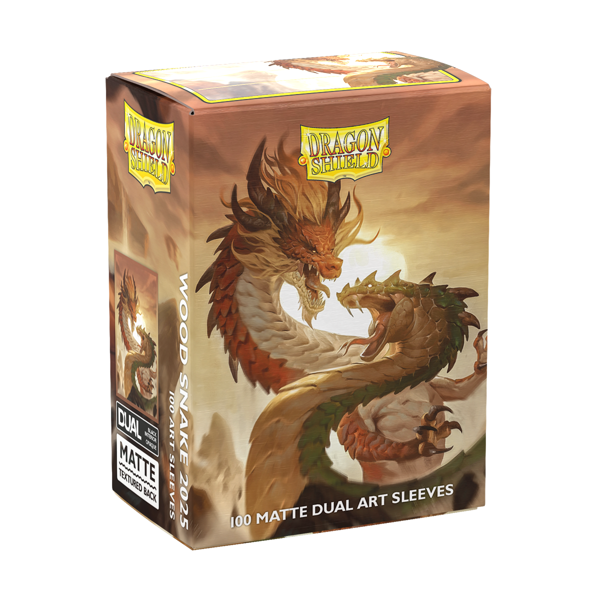 Dragon Shield Brushed Art Matte Sleeves: Wood Snake 2025