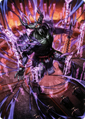 Hidetsugu, Devouring Chaos // Hidetsugu, Devouring Chaos (ANEO-056) - Neon Dynasty Art Series (Borderless)