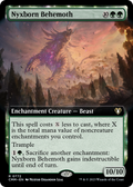 Nyxborn Behemoth (Extended Art) (CMM-772) - Commander Masters: (Extended Art, enchantment) Foil