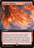 Invoke Calamity (Extended Art) (NEO-467) - Kamigawa: Neon Dynasty: (Extended Art)
