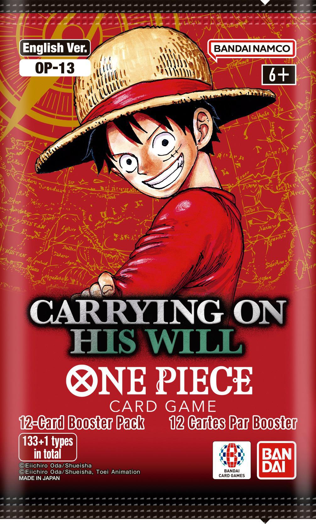 One Piece TCG: Carrying On His Will Booster Pack