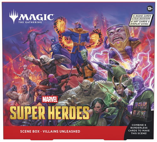 Magic The Gathering: Marvel Super Heroes Scene Box - Heroes United, Villains Unleashed