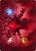 Omnath, Locus of All // Omnath, Locus of All (AMOM-051) - March of the Machine Art Series (Borderless) Foil