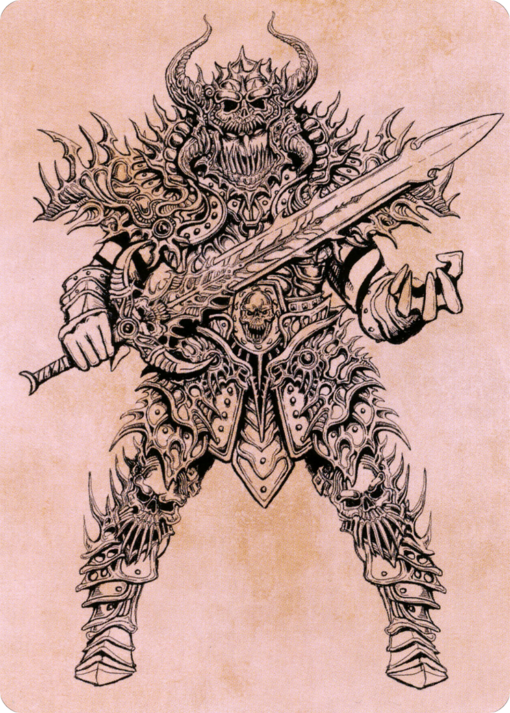 Sarevok, Deathbringer // Sarevok, Deathbringer (ACLB-050) - Battle for Baldur's Gate Art Series (Borderless) Foil