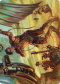 Mishra, Excavation Prodigy // Mishra, Excavation Prodigy (ABRO-036) - The Brothers' War Art Series (Borderless) Foil