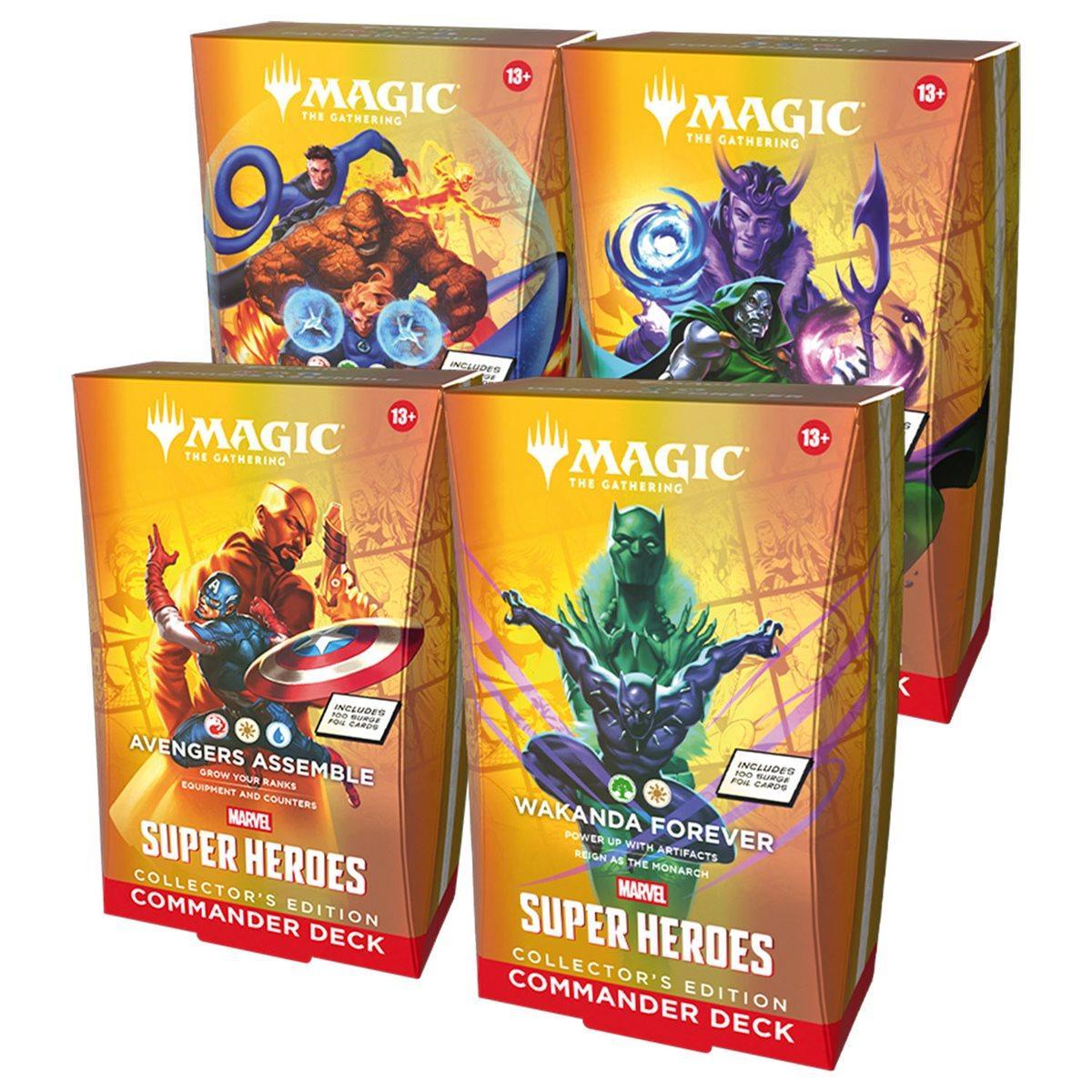 Magic The Gathering: Marvel Super Heroes Collector Commander Deck