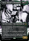 Glissa, Herald of Predation (Showcase) (MOM-308) - March of the Machine: (Showcase) (Borderless) Foil