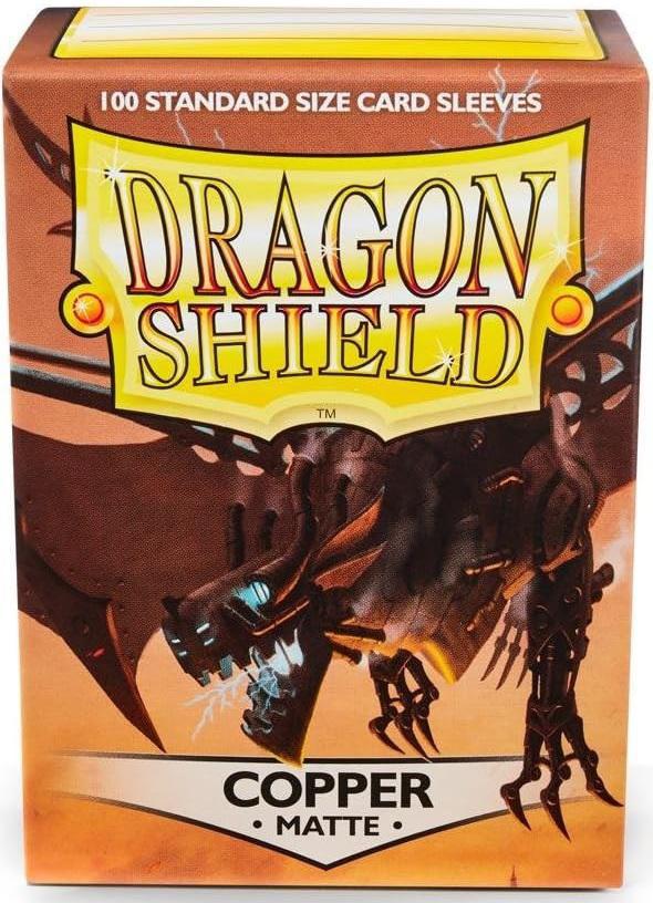 Dragon Shield Matte Sleeves: 100CT Copper
