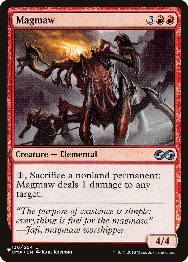 Magmaw (LIST-138/254) - The List