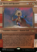 Djeru and Hazoret (Showcase) (MOM-304) - March of the Machine: (Showcase) (Borderless) Foil