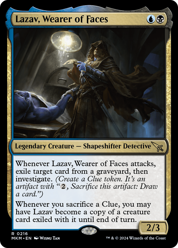 Lazav, Wearer of Faces (MKM-216) - Murders at Karlov Manor Foil