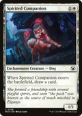 Spirited Companion (MOC-208) - March of the Machine Commander: (enchantment)