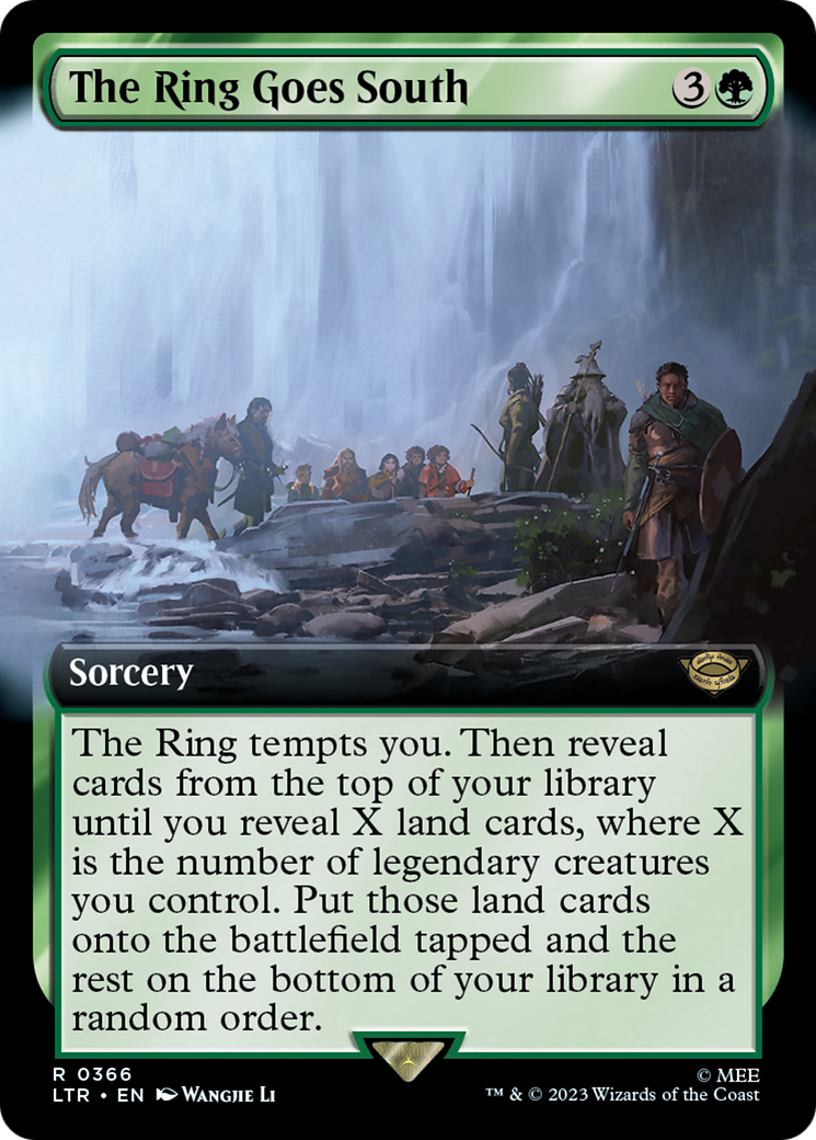 The Ring Goes South (Extended Art) (LTR-366) - The Lord of the Rings: Tales of Middle-earth: (Extended Art)