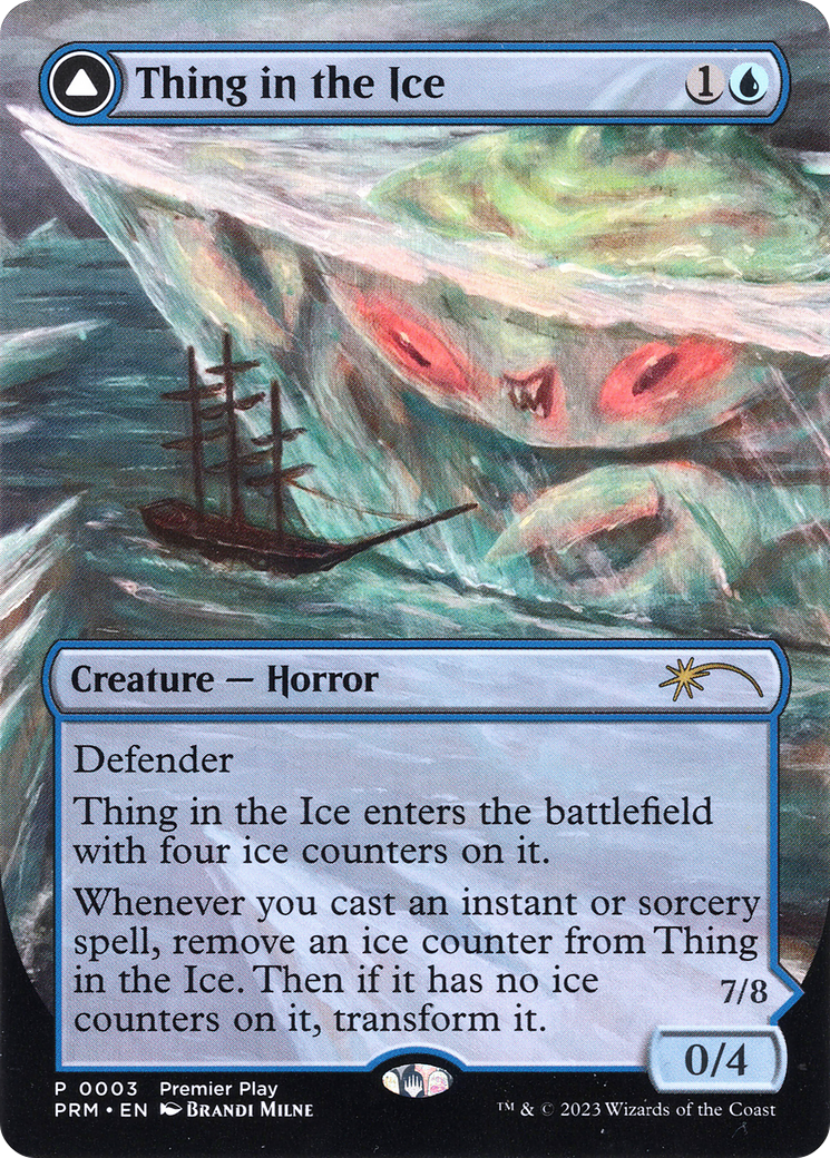Thing in the Ice (PTP-003) - Regional Championship Qualifiers 2023 (Borderless) Foil