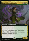 Deathbloom Ritualist (Extended Art) (BRO-353) - The Brothers' War: (Extended Art)