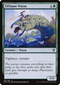Elfhame Wurm (DMU-161) - Dominaria United Foil