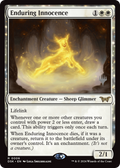 Enduring Innocence (PPDSK-006) - Duskmourn: House of Horror Promos: (enchantment)