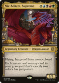 Niv-Mizzet, Supreme (Showcase) (MAT-090) - March of the Machine: The Aftermath: (Showcase) Foil