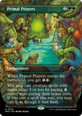Primal Prayers (Borderless) (MH3-339) - Modern Horizons 3 Foil