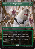 Howl of the Night Pack (SLD-1610) - Secret Lair Drop (Borderless) Foil