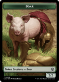 Boar (TLCC-009) - The Lost Caverns of Ixalan Commander Tokens Foil