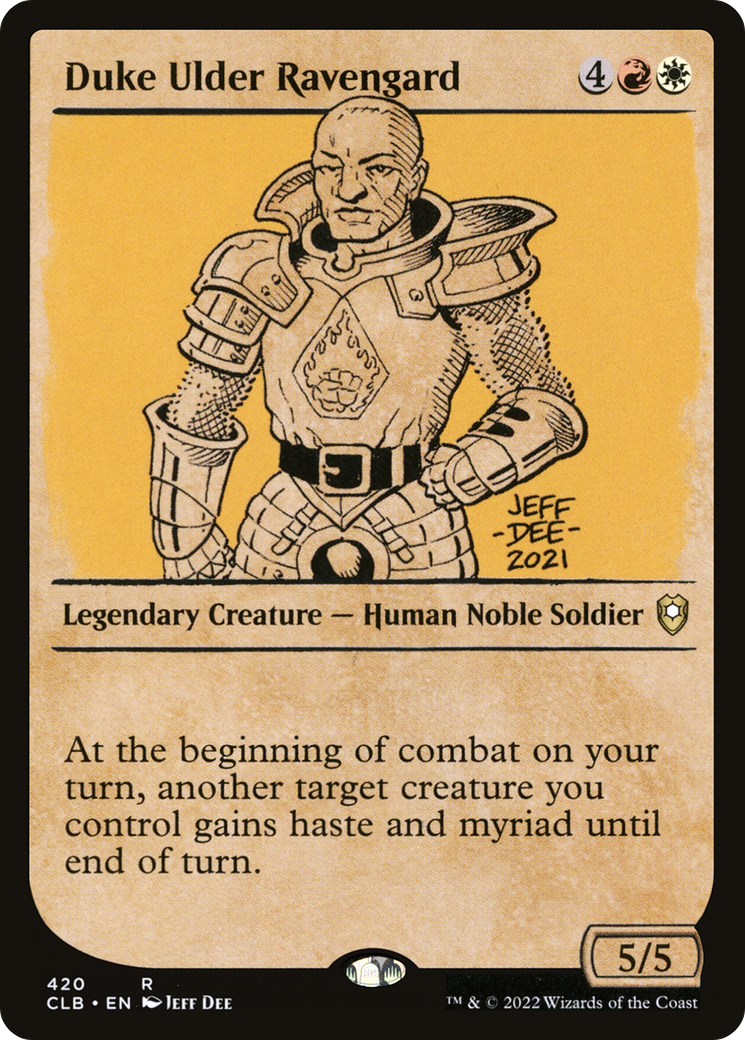 Duke Ulder Ravengard (Showcase) (CLB-420) - Commander Legends: Battle for Baldur's Gate: (Showcase)