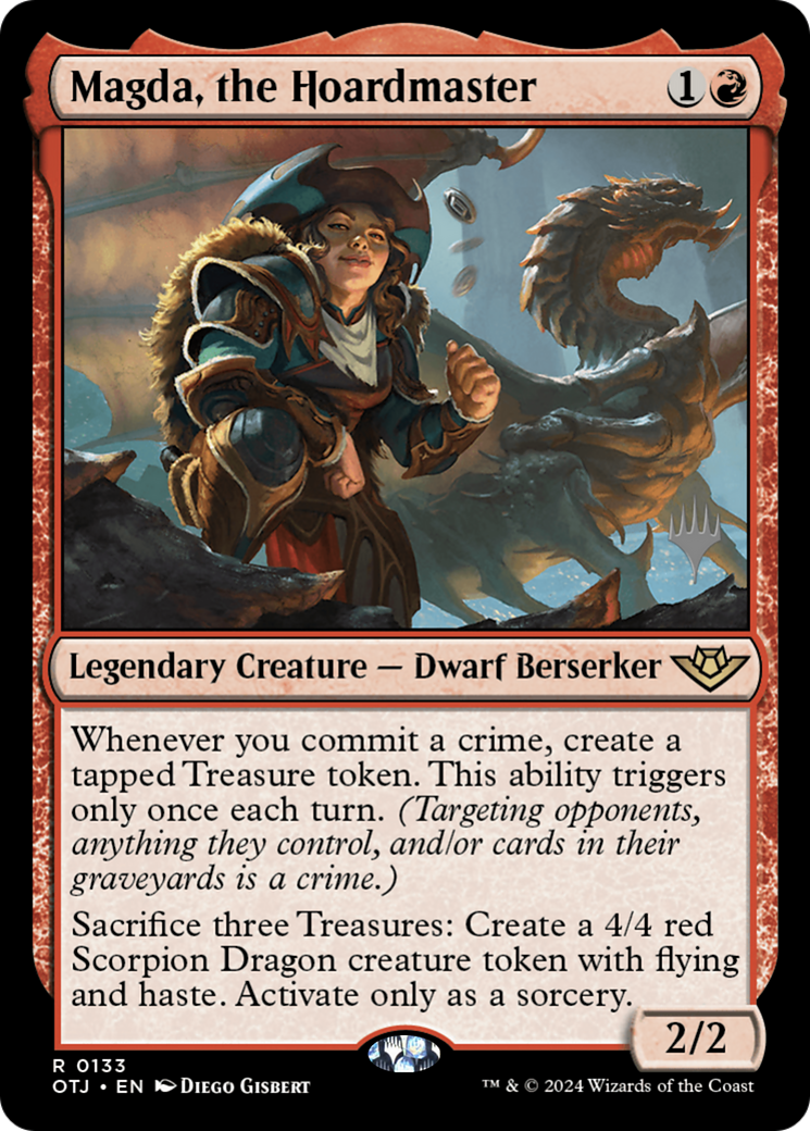 Magda, the Hoardmaster (PPOTJ-133) - Outlaws of Thunder Junction Promos