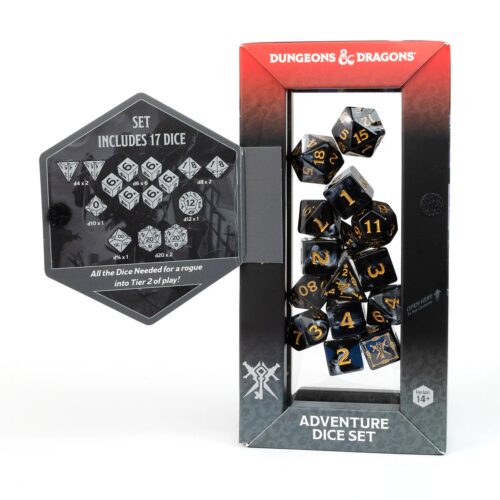 D&D Adventure Dice: Rogue Black - Image 2
