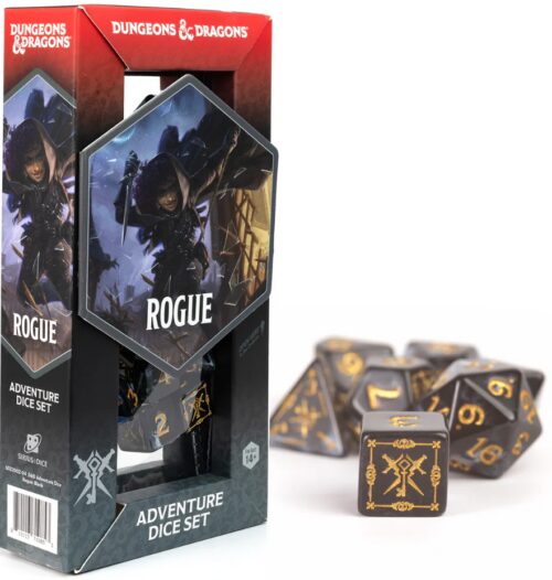 D&D Adventure Dice: Rogue Black